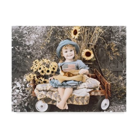 Trademark Fine Art Sharon Forbes 'Sunflower Smile' Canvas Art